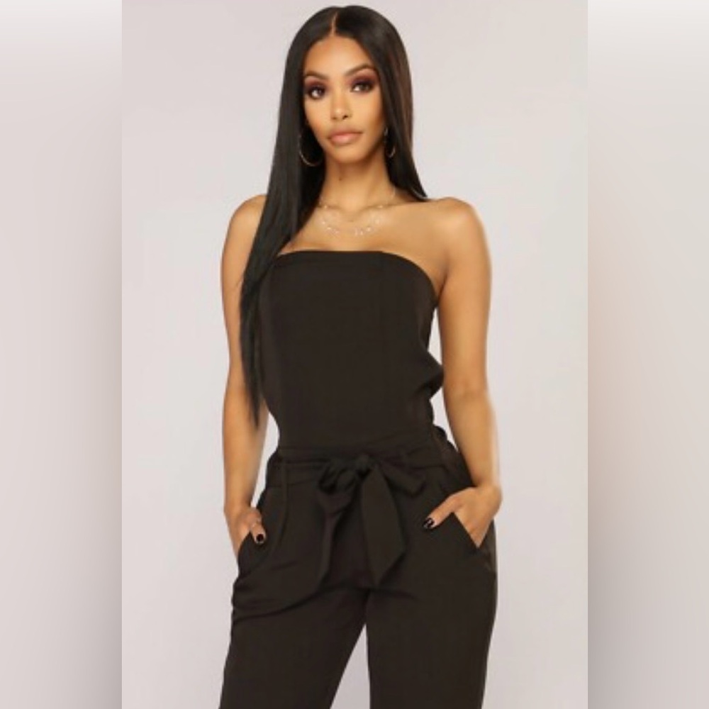 FASHION NOVA "TAKING CONTROL" TUBE JUMPSUIT